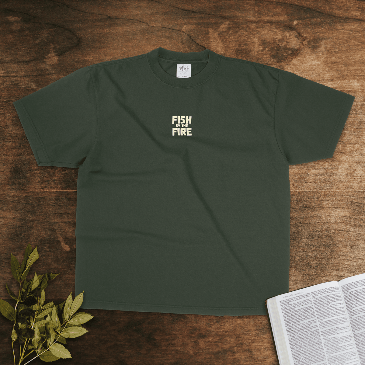 Cream Logo Heavyweight Tee