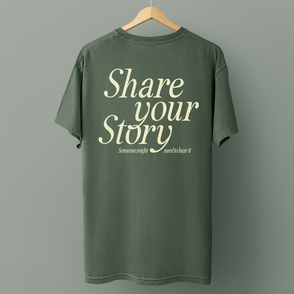Share Your Story Comfort Colors Tee