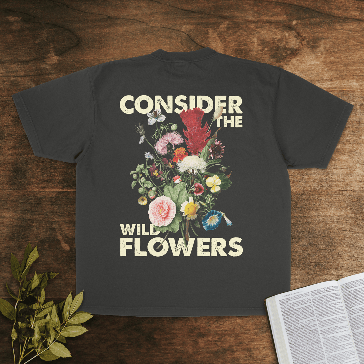 Wild Flowers Heavyweight Tee